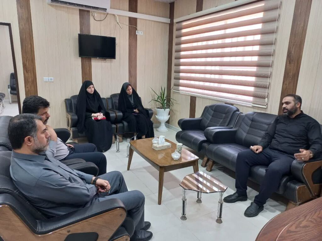 دیدار مدیر کل کانون خوزستان با فرماندار  ماهشهر و بخشدار  بندرامام خمینی (ره)