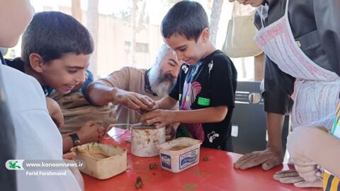 برگزاری کارگاه آموزشی سفالگری با چرخ مینیاتوری در کانون پرورش فکری سیستان و بلوچستان