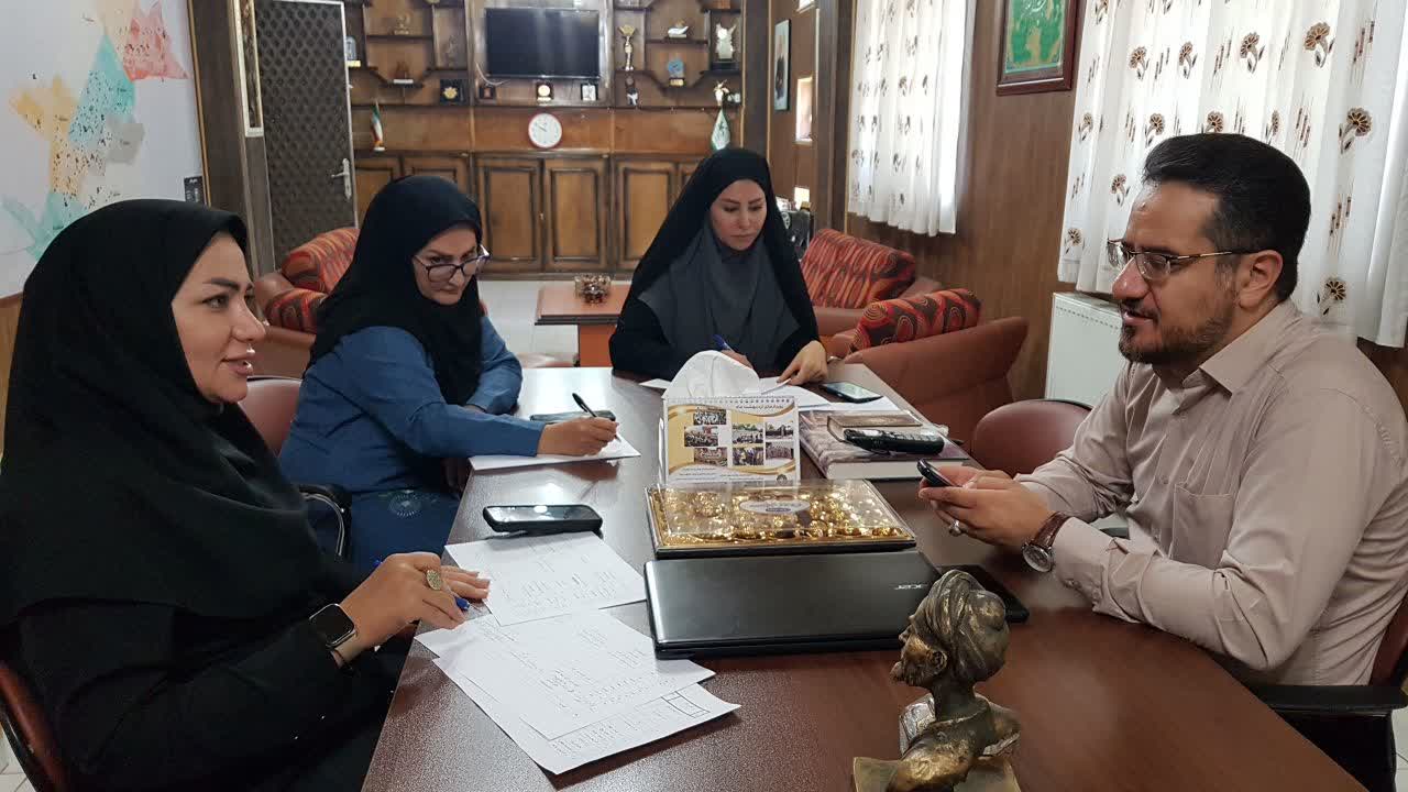 مرکز به مرکز مجازی با مسئولین مراکز کانون کرمانشاه