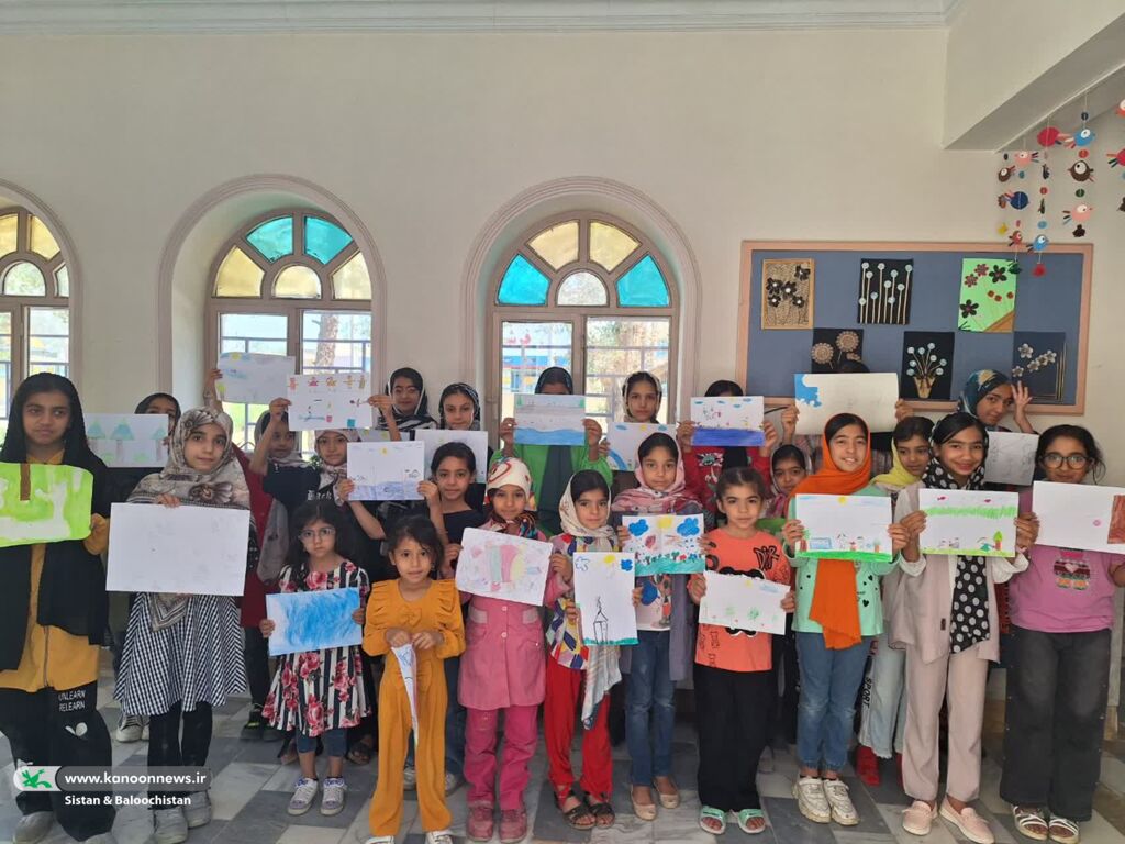 «زمین خانه مشترک ما» شعار اعضای کانون پرورش فکری سیستان و بلوچستان