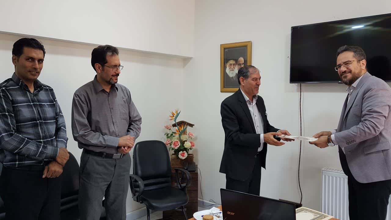 معارفهی معاون اداری مالی و معاون فرهنگی کانون کرمانشاه