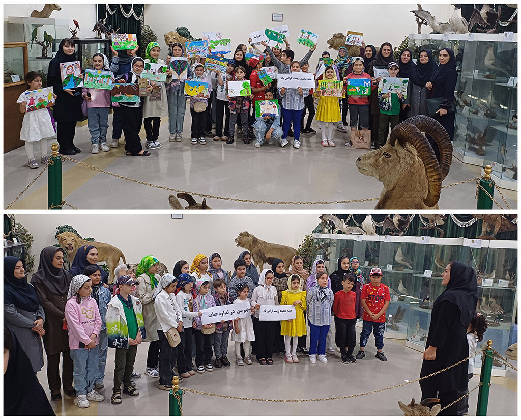 مسابقه نقاشی در موزه تاریخ طبیعی اردبیل برپا شد