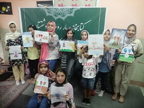 کتابخانه سیار دشتستان استان بوشهر در جمع کودکان و نوجوانان عیسوند