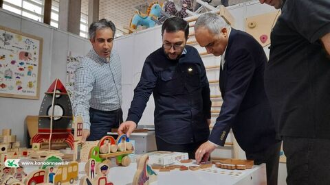بازدید مدیرعامل کانون از سومین نمایشگاه اسباببازی و صنایع وابسته ایرانتویکس