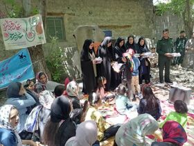 مشارکت فعال کانون بستان آباد در اردوی جهادی
