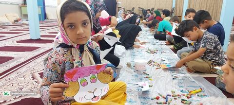 کتابخانه سیار دشتستان استان بوشهر در جمع کودکان و نوجوانان دهقاید
