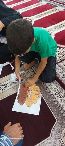 کتابخانه سیار دشتستان استان بوشهر در جمع کودکان و نوجوانان دهقاید
