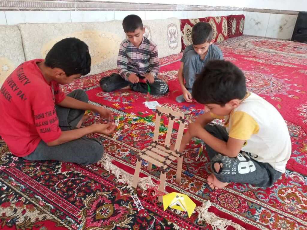 شور ونشاط کودکان ونوجوانان ایلامی در فعالیت های تابستانی