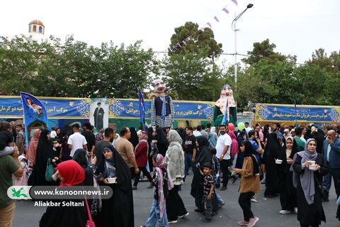 استقبال از غرفه کانون در جشن عیدغدیر کرمان