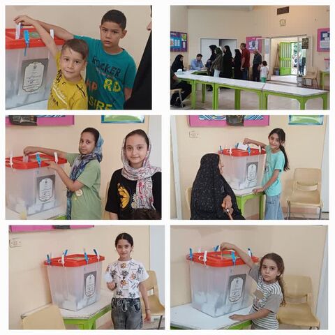 حضور کودکان و نوجوانان اصفهانی در چهاردهمین انتخابات ریاست جمهوری/ دوردوم
