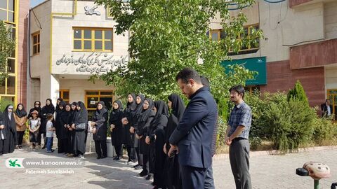 اهتزاز پرچم کودکان عاشورایی