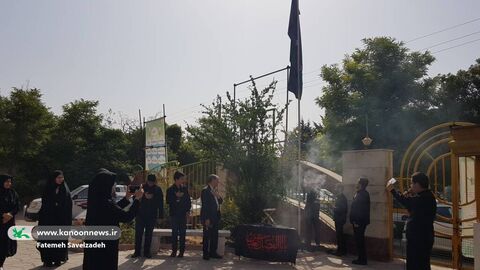 اهتزاز پرچم کودکان عاشورایی