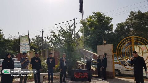 اهتزاز پرچم کودکان عاشورایی