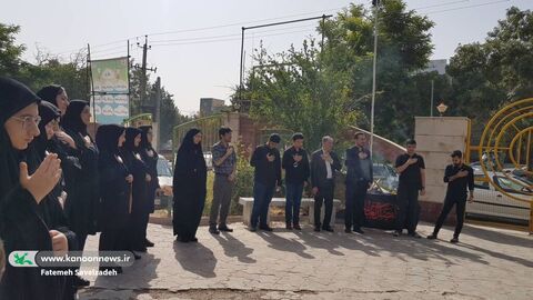 اهتزاز پرچم کودکان عاشورایی