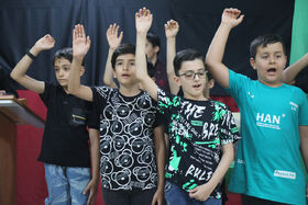 گردهمایی کودکان عاشورایی با شعار "به یاد حسین تابستونتو بساز" برگزار شد