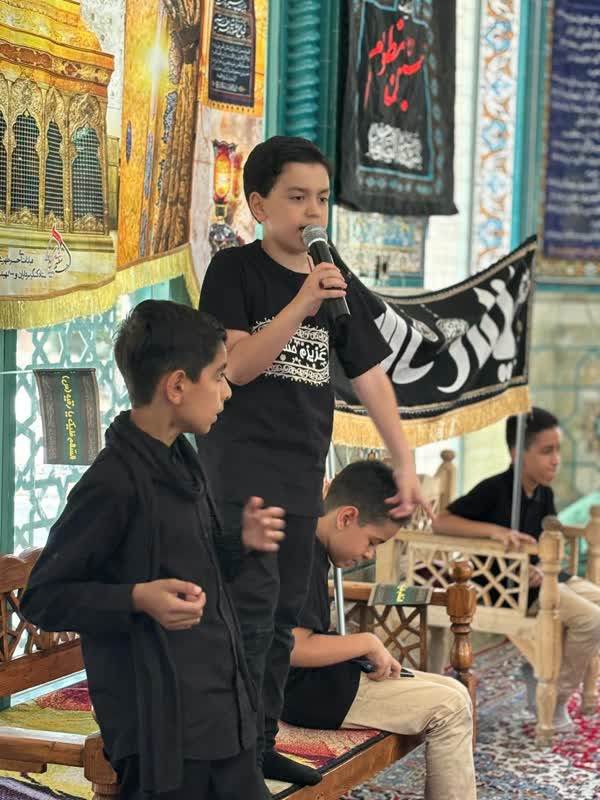 برگزاری هئیت عزاداری کودکان عاشورایی در مرکز  شماره ۱۲ کانون تهران؛