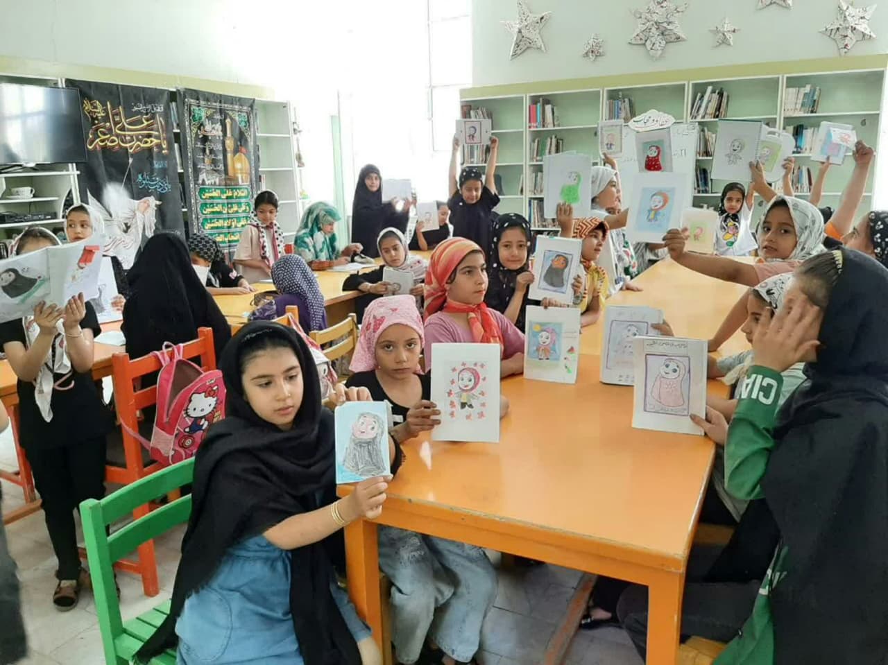 غرفه کانون استان مرکزی در اجتماع بزرگ عفاف و حجاب شهرستان کمیجان