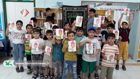 اعضای مراکز ابهر، قیدار، گرماب، ماهنشان مهمانان کوچک امام حسین(ع) شدند