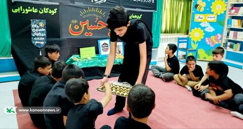 اعضای مراکز ابهر، قیدار، گرماب، ماهنشان مهمانان کوچک امام حسین(ع) شدند