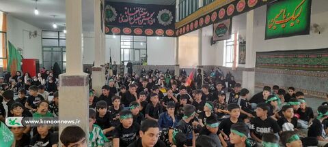 اعضای مراکز ابهر، قیدار، گرماب، ماهنشان مهمانان کوچک امام حسین(ع) شدند