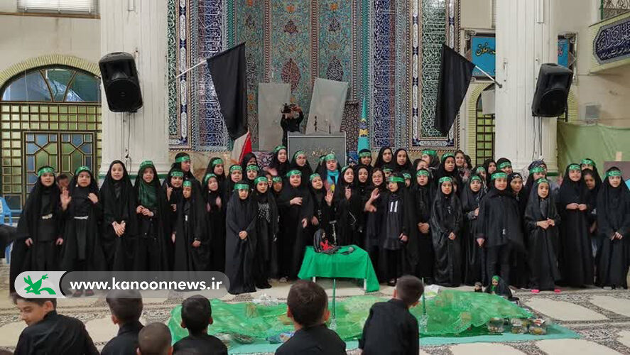 کودکان عاشورایی ابرکوه با سه ساله کربلا بیعتی دوباره بستند