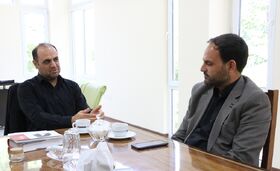 رئیس سازمان بسیج دانش‌آموزی با مدیرکل کانون کرمان دیدار کرد