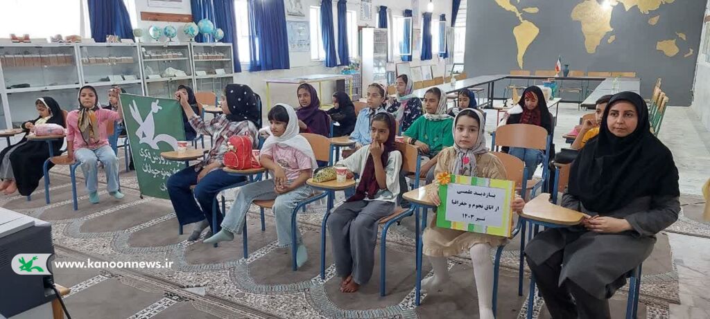 آشنایی اعضای کانون رامیان با علم زمینشناسی