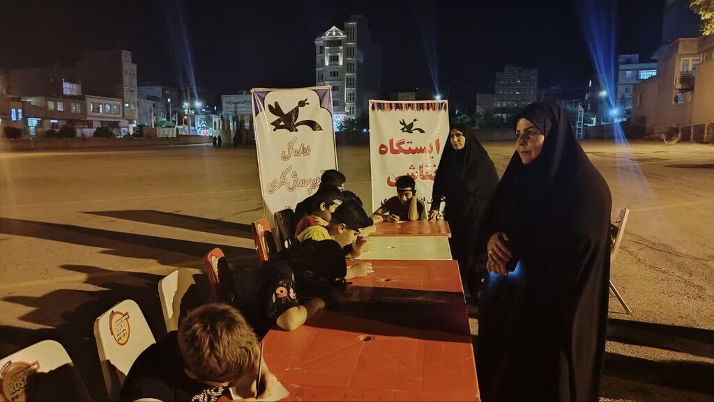 هیئت کودکان ونوجوانان علوی وفاطمی در مصلای امام خمینی (ره) شهر ایلام