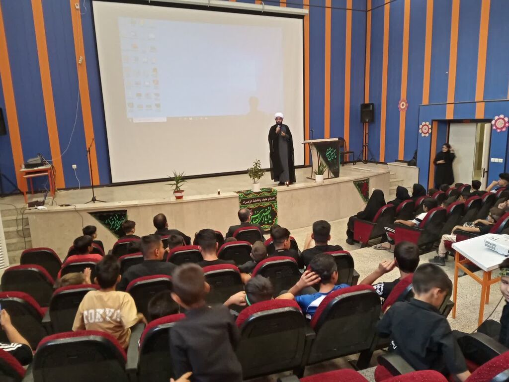 مراسم عزاداری سیدالشهدا در مرکز ۱۱ کرمانشاه