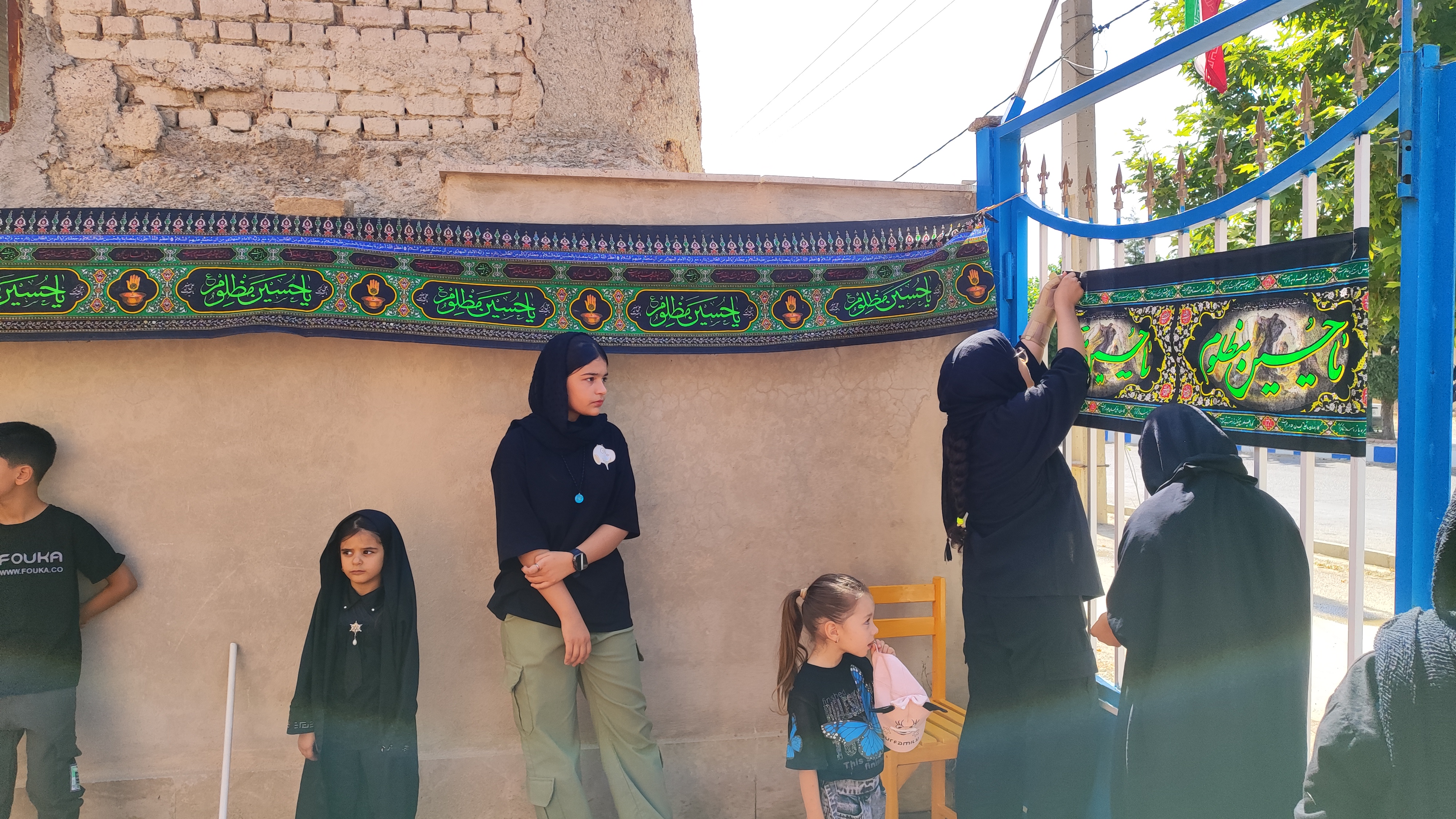 گردهمایی کودکان عاشورایی درکانون شهر قورچی باشی