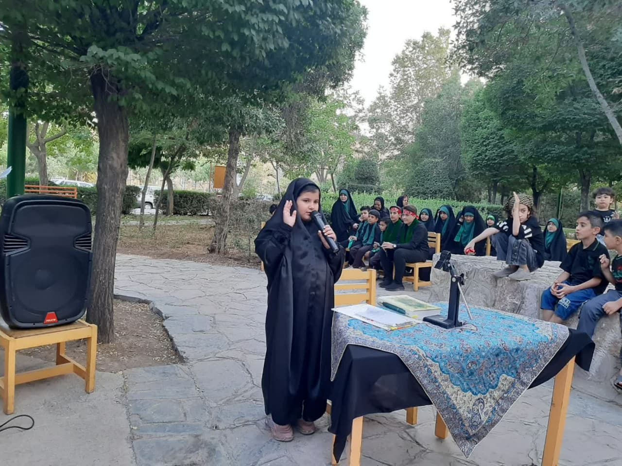 گردهمایی کودکان عاشورایی در مرکز فرهنگی هنری شماره ۲ اراک