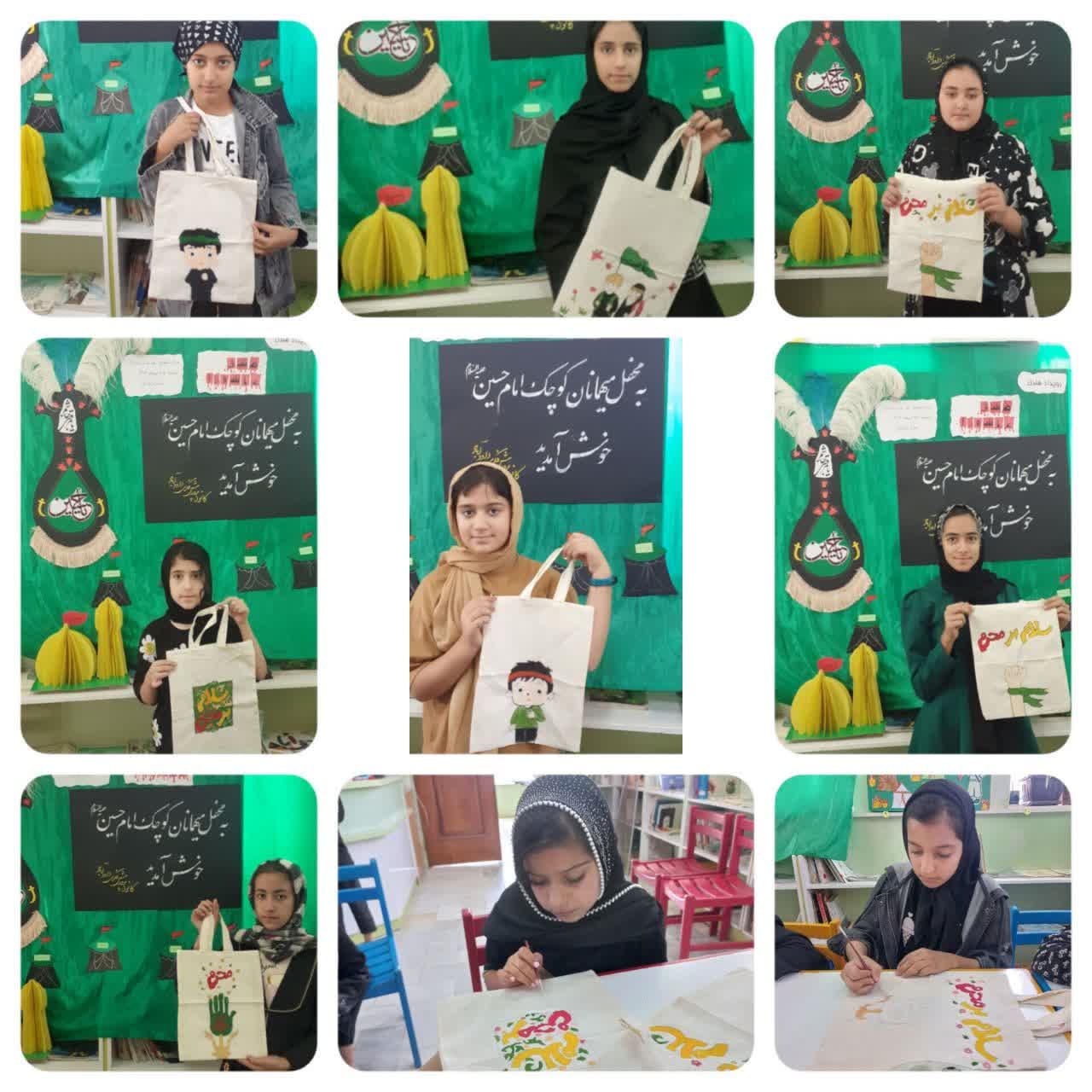 رویداد هنری "مشق عاشورا" در مرکز فرهنگی هنری شهر داودآباد