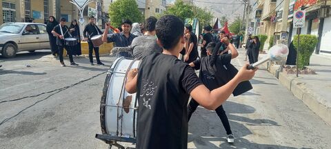 دسته های عزاداری بچه های کانون فارس در روز تاسوعا و عاشورای حسینی