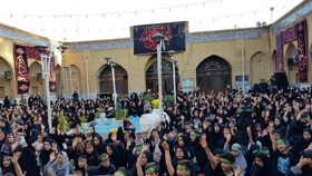 تجمع باشکوه کودکان عاشورایی در کرمانشاه