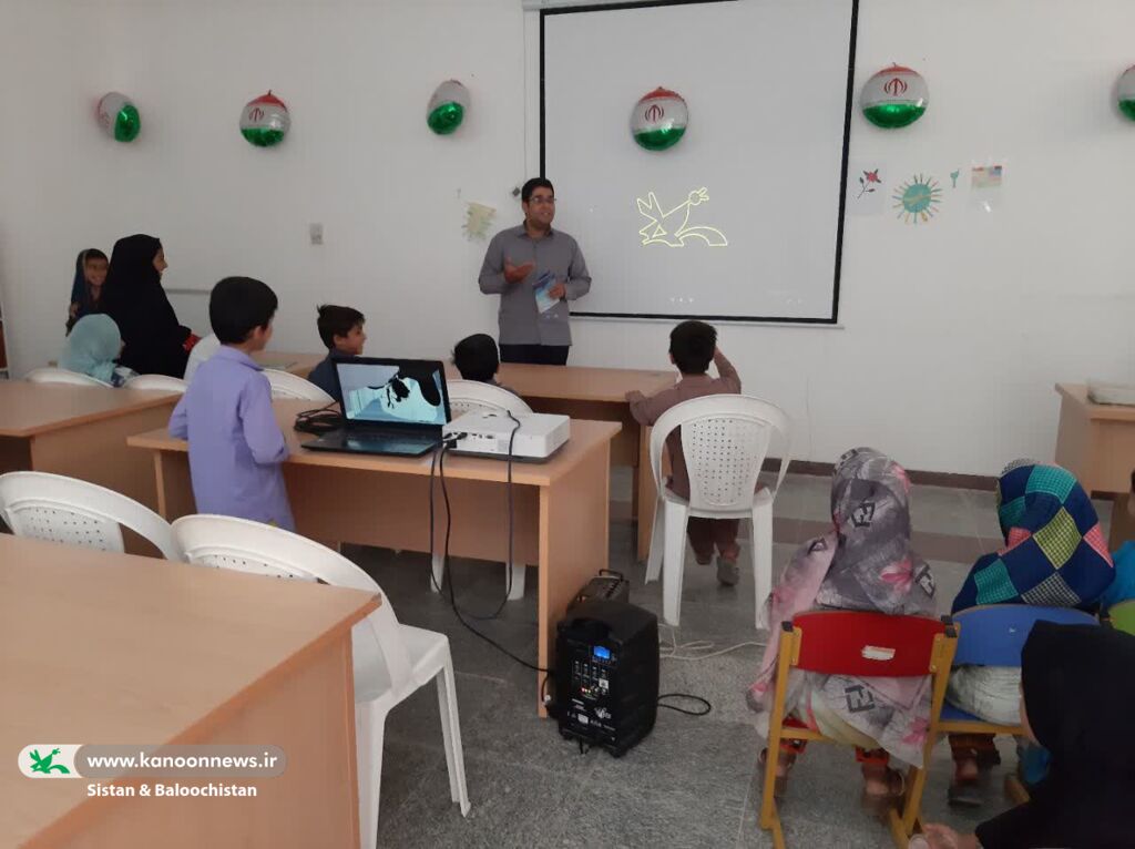 واحد سیار کانون مهمان کودکان در اوقات فراغت تابستان داغ سیستان و بلوچستان