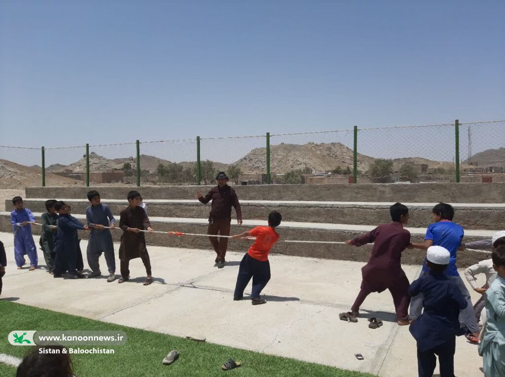 واحد سیار کانون مهمان کودکان در اوقات فراغت تابستان داغ سیستان و بلوچستان