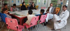 اعضای مرکز فرهنگی‌هنری دلگان میزبان مدیرکل کتابخانه‌های عمومی سیستان و بلوچستان بودند