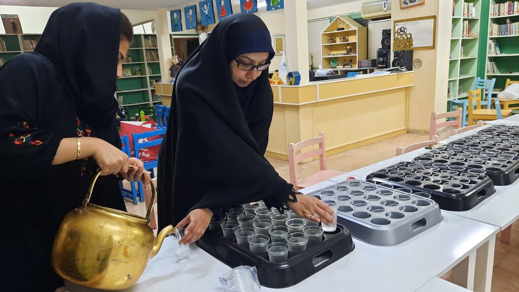 ویژه برنامه عزاداری ماه محرم با همراهی کانون یاران و شورای کانون در مرکز لارستان