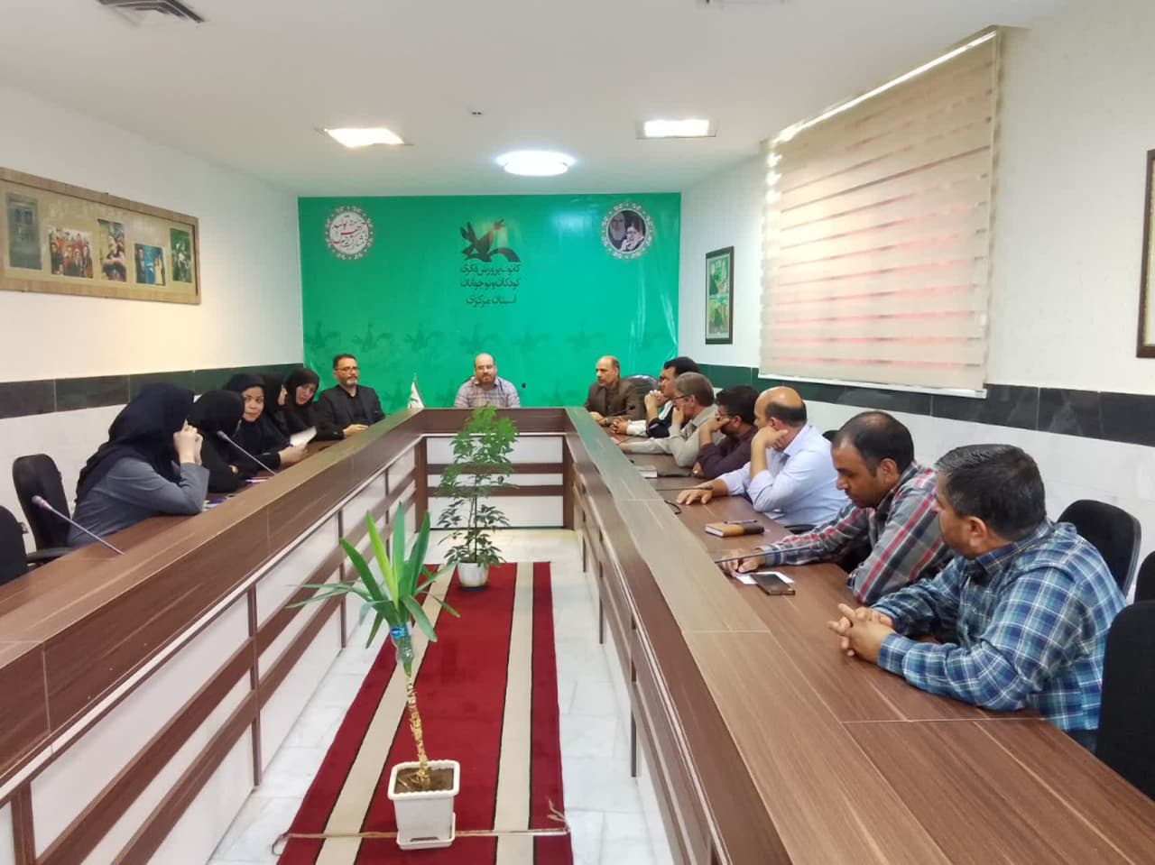 آیین معارفه کارشناس هنری کانون استان مرکزی