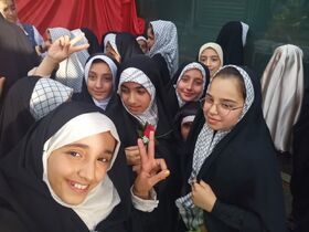 نوجوانان عضوکانون لرستان و عفاف و حجاب