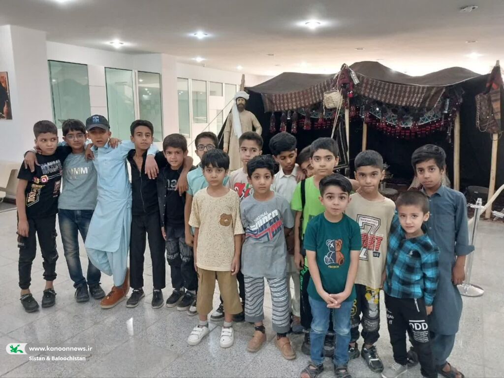 بازدید اعضای کانون پرورش فکری سیستان و بلوچستان از موزهی منطقهای جنوب شرق ایران