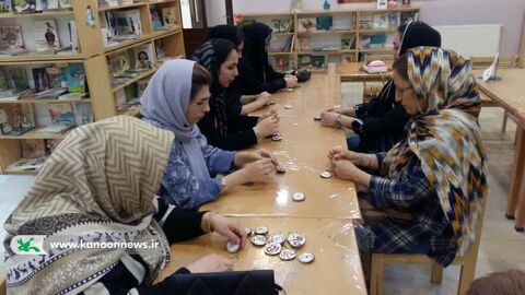 کارگاه های ساخت دست سازه های اربعین در مراکز کانون آذربایجان شرقی
