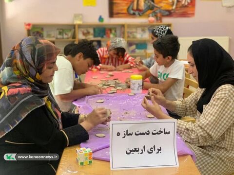 کارگاه های ساخت دست سازه های اربعین در مراکز کانون آذربایجان شرقی