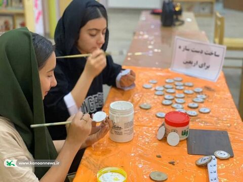 کارگاه های ساخت دست سازه های اربعین در مراکز کانون آذربایجان شرقی