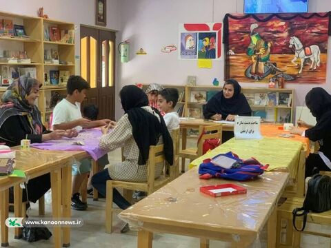 کارگاه های ساخت دست سازه های اربعین در مراکز کانون آذربایجان شرقی