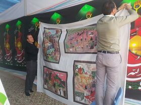 آماده سازی موکب مشترک فرهنگی کانون استان های اصفهان، کردستان و زنجان در پایانه مرزی باشماق