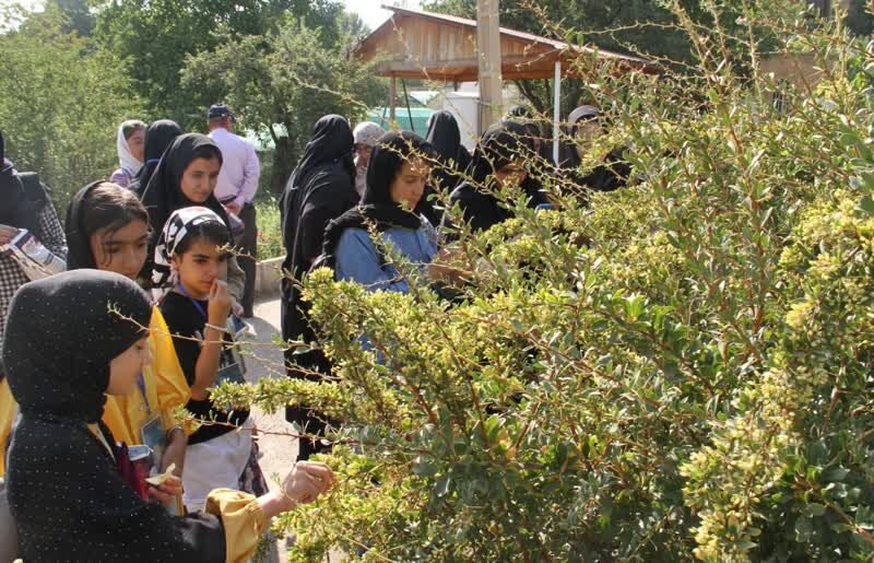 بازدید کانونیاران همدان از باغ گیاهان دارویی بوعلی سینا