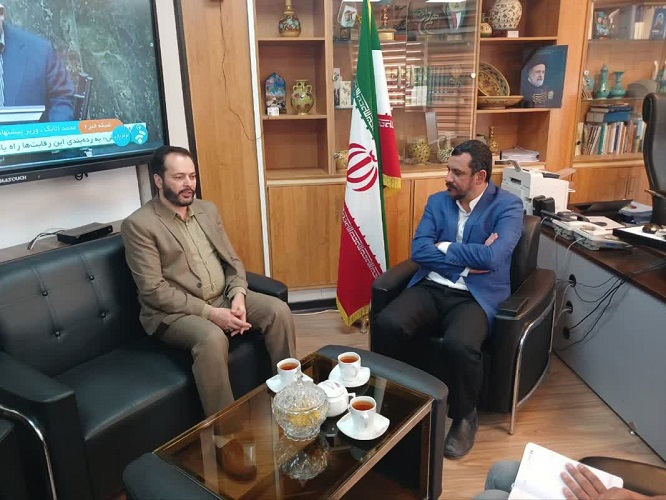 دیدارمدیر کل کانون استان اصفهان با فرماندارشهرضا