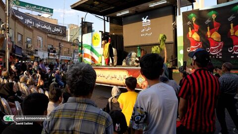 روز اول اجرای تماشاخانه تریلی سیار با نمایش «مشکهای خالی» در استان زنجان