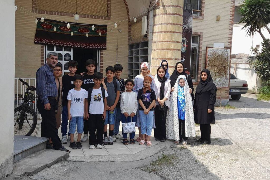 آموزش نماز در کانون پرورش فکری شماره سه چالوس